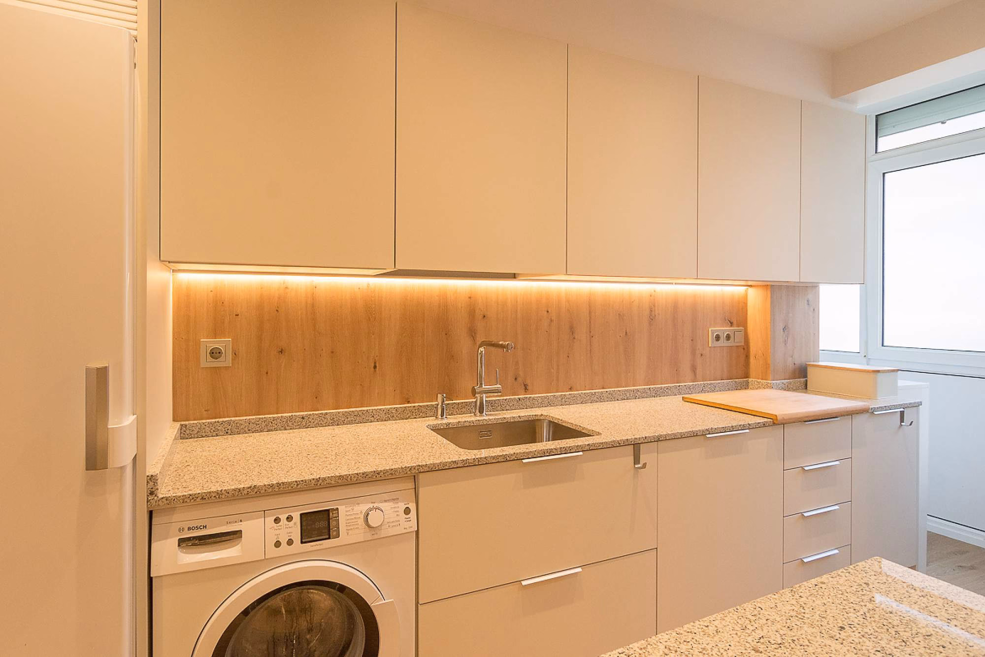 white or stainless steel appliances for a white kitchen?